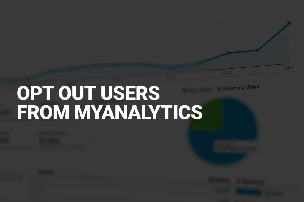 Opt-out users from MyAnalytics